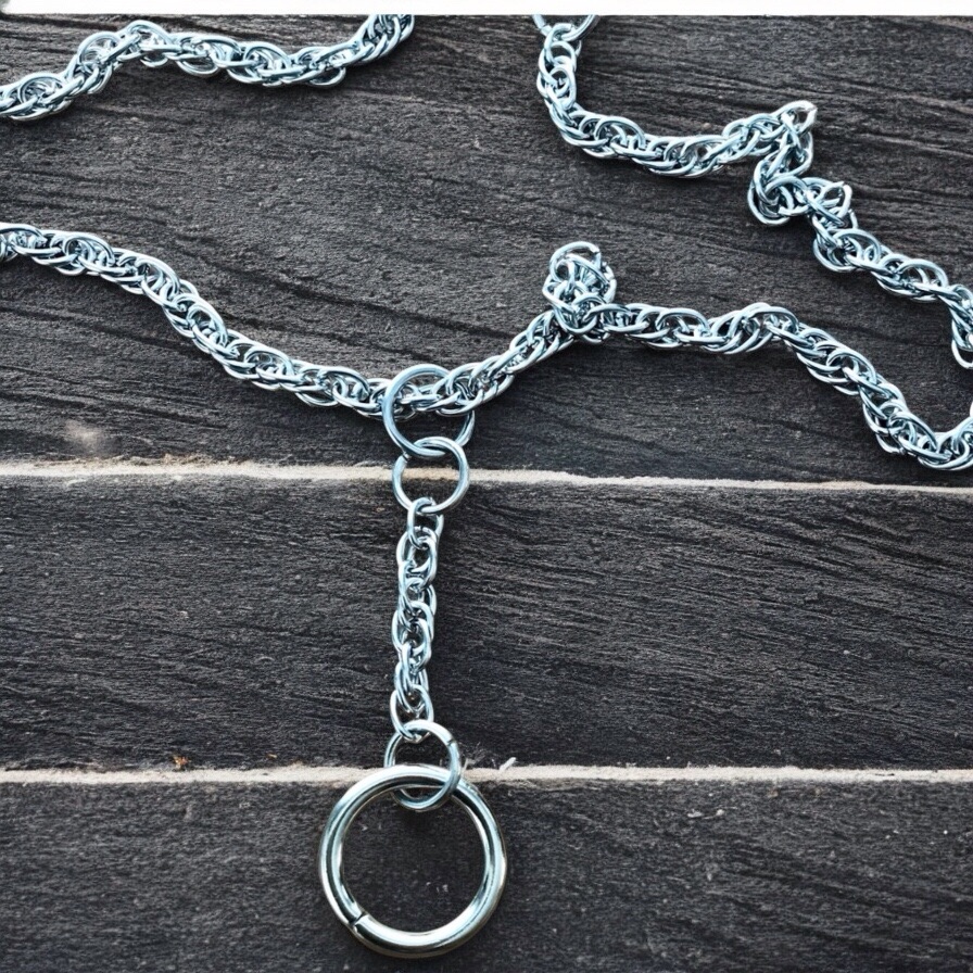 Cable Ring Stainless Steel Necklace Stainless Steel